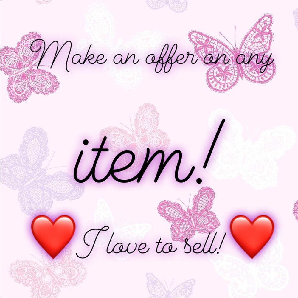 Make an offer on any item:)